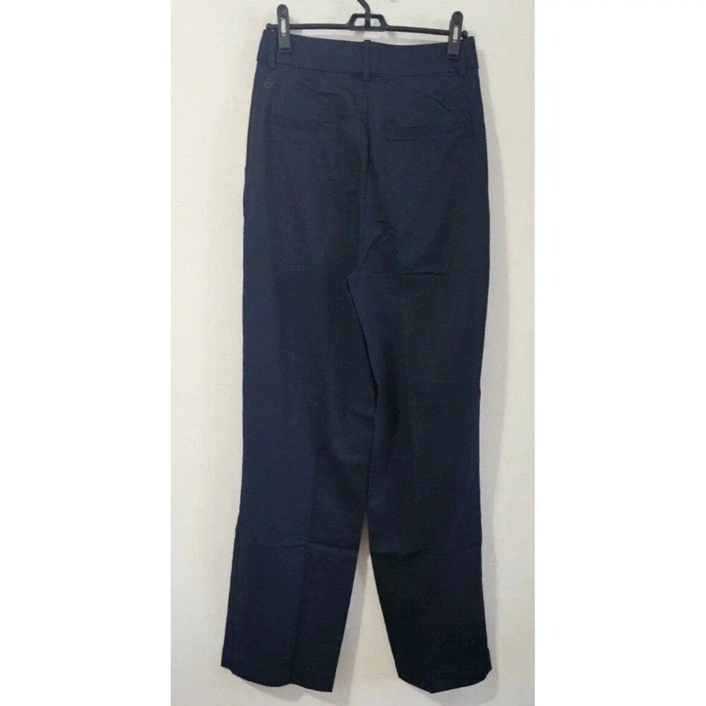 Lululemon Pleat Front High Rise Trouser Pants TRUE NAVY ASIA FIT  SZ L 29'  NWOT